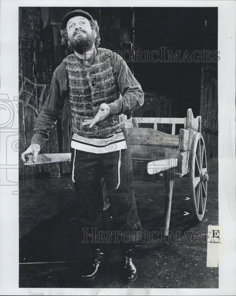 1972 Press Photo Actor Ron Coralian stars in Fiddler on the Roof - Historic Images