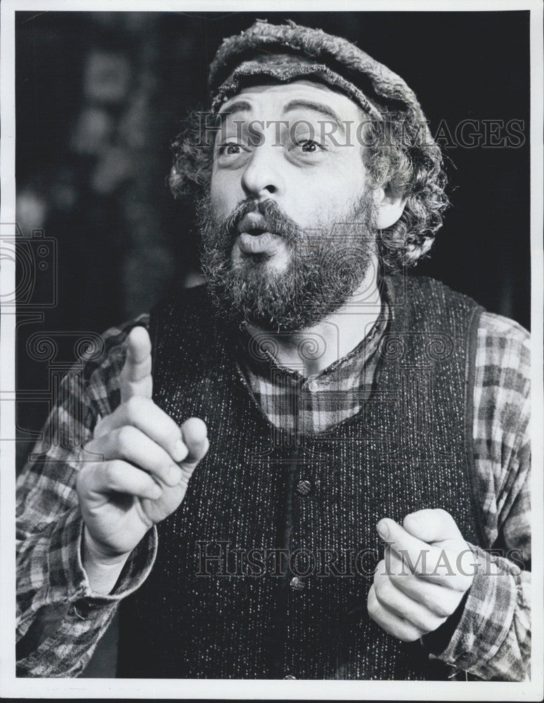 1972 Press Photo Actor Ron Coralian Stars in Fiddler on the Roof - Historic Images