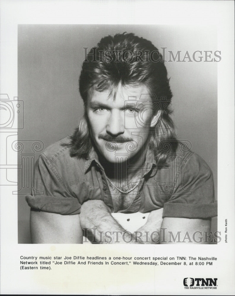 Press Photo Country music star, Joe Diffie &amp; Friends in Concert - Historic Images