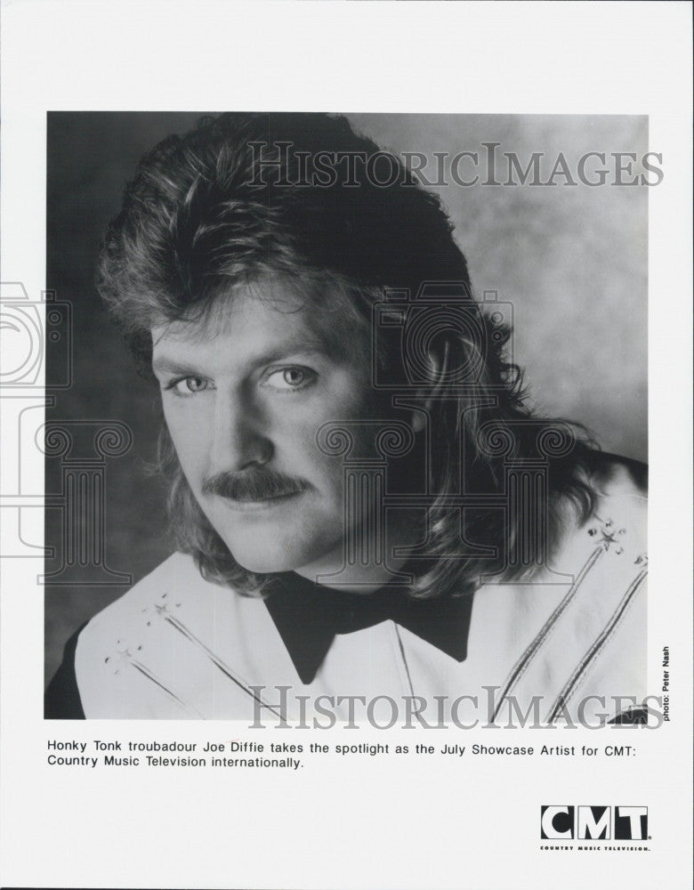 Press Photo Country music star, Joe Diffie  on CMT - Historic Images