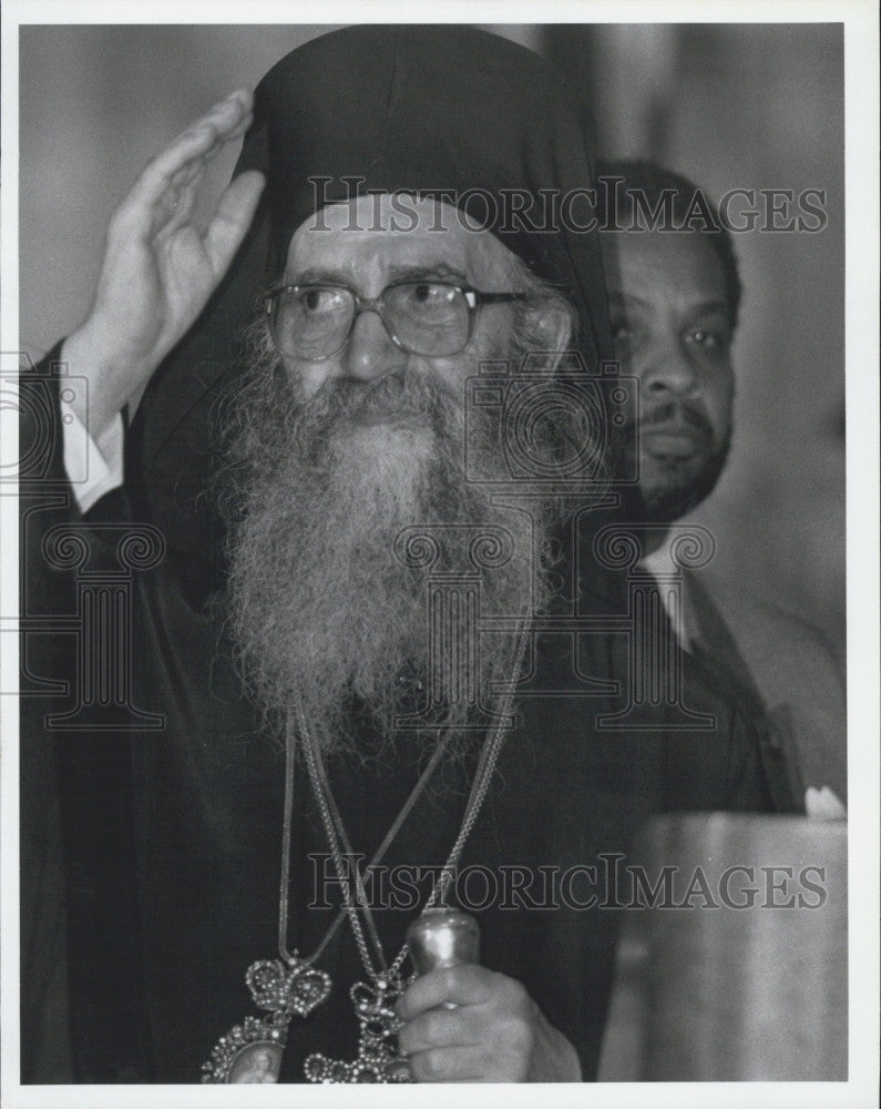 1990 Press Photo Patriarch Dimitrios - Historic Images