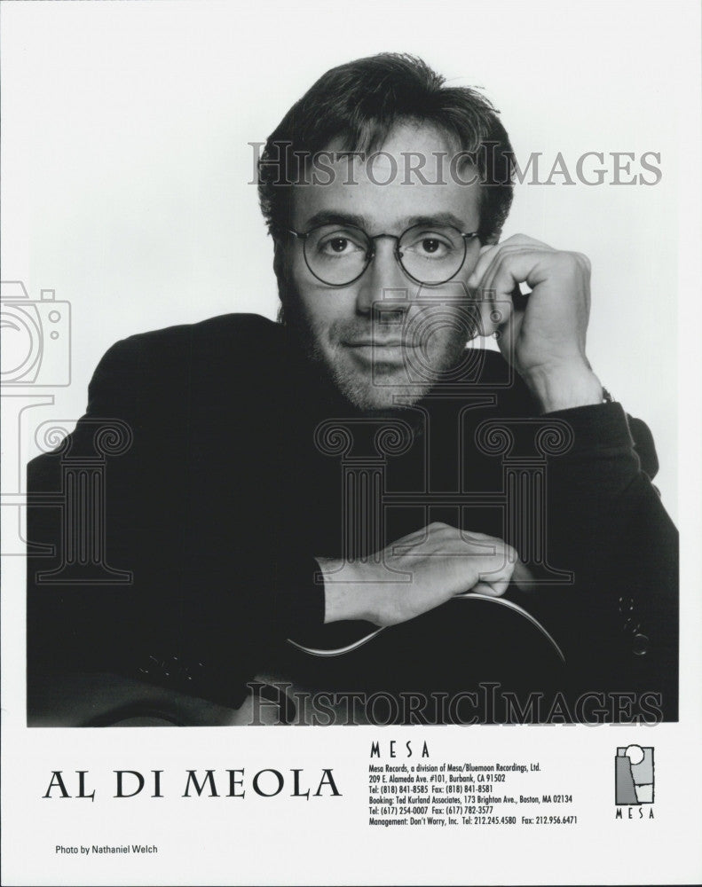 Press Photo Musician Performer Al Di Meola - Historic Images