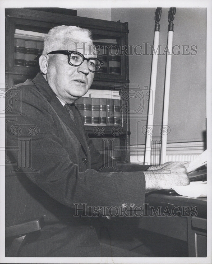 Edward Dinan Senate Sergeant at Arms 1963 Vintage Press Photo Print ...