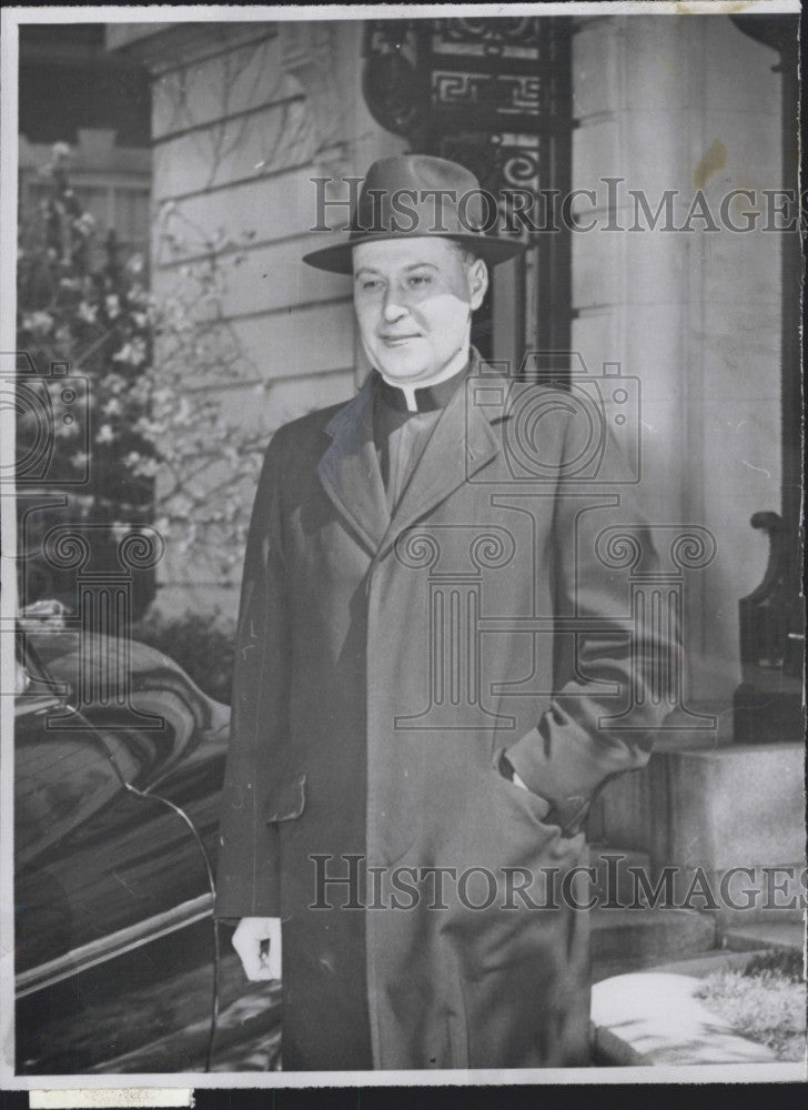 1955 Press Photo Reverend Louis F. Dion of Assumption College - Historic Images