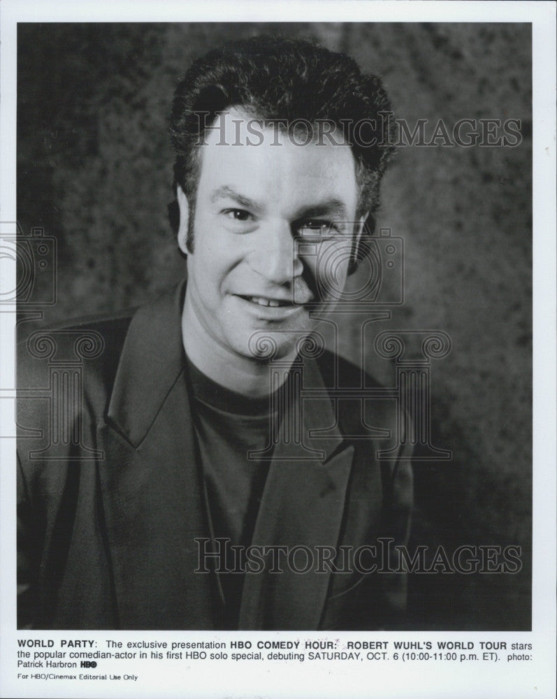 1992 Press Photo actor comedian Robert Wuhl - Historic Images