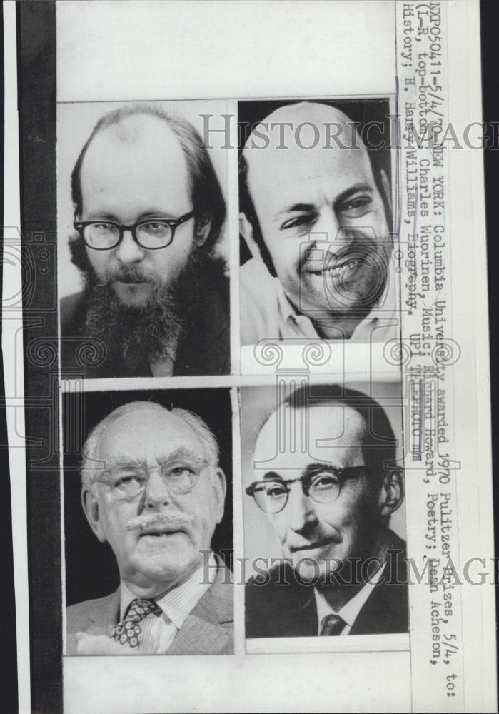 1970 Press Photo University of Colombia awarded 1970 Pultizer Prizes. - Historic Images