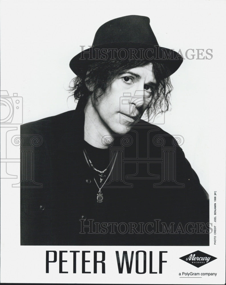 1999 Press Photo Peter Wolf n American rhythm and blues, soul and rock and roll. - Historic Images