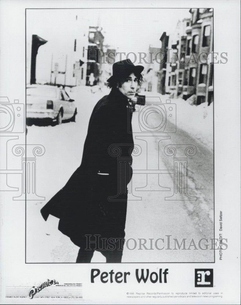 1996 Press Photo Peter Wolf  American rhythm and blues,soul and rock &amp; roll star - Historic Images