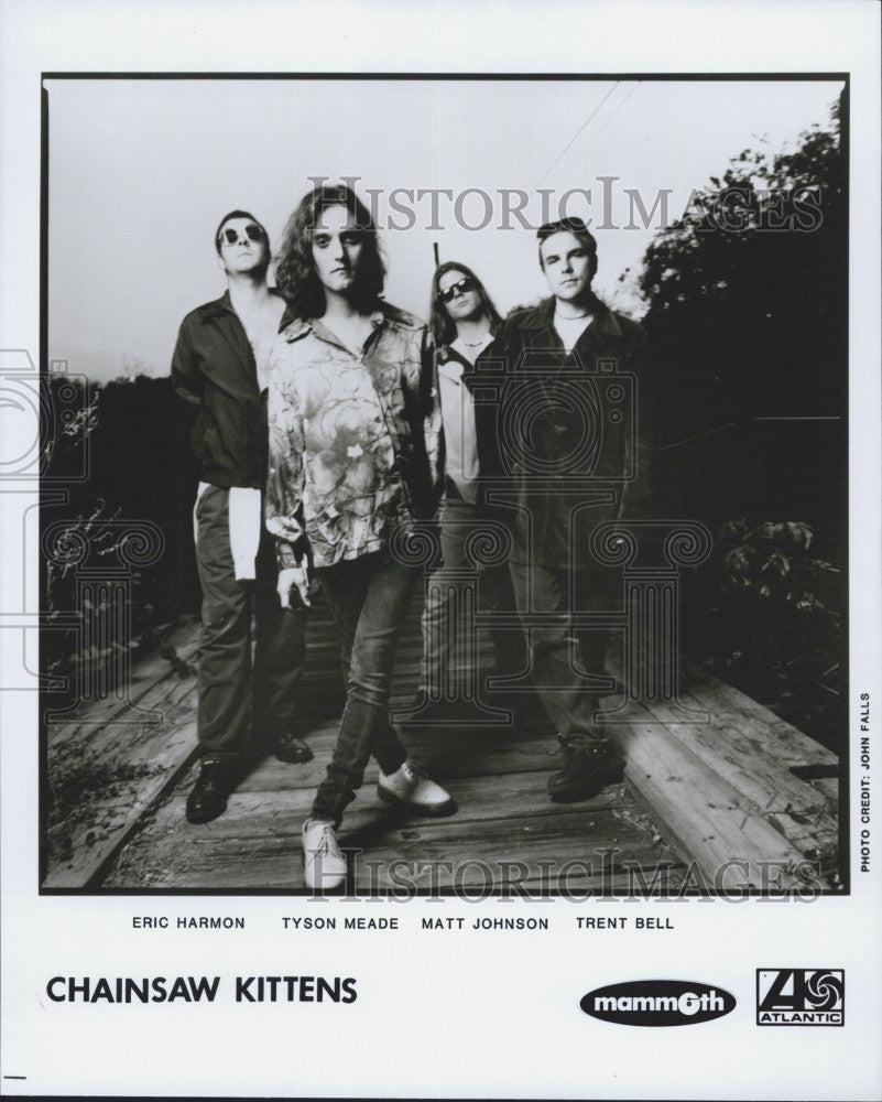 Press Photo Alternative Rock Band &quot;Chainsaw Kittens&quot; - Historic Images