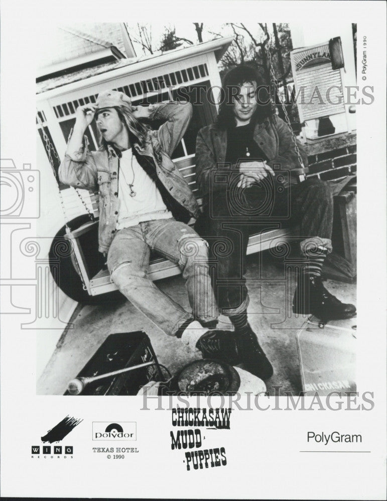 1990 Press Photo Alternative Rock Band &quot;Chickasaw Mudd Puppies&quot; - Historic Images