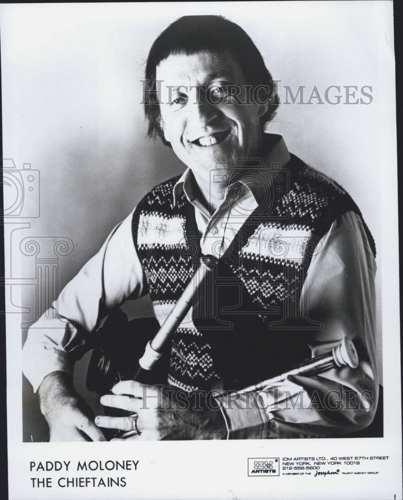 Press Photo Paddy Moloney of The Chieftains - Historic Images