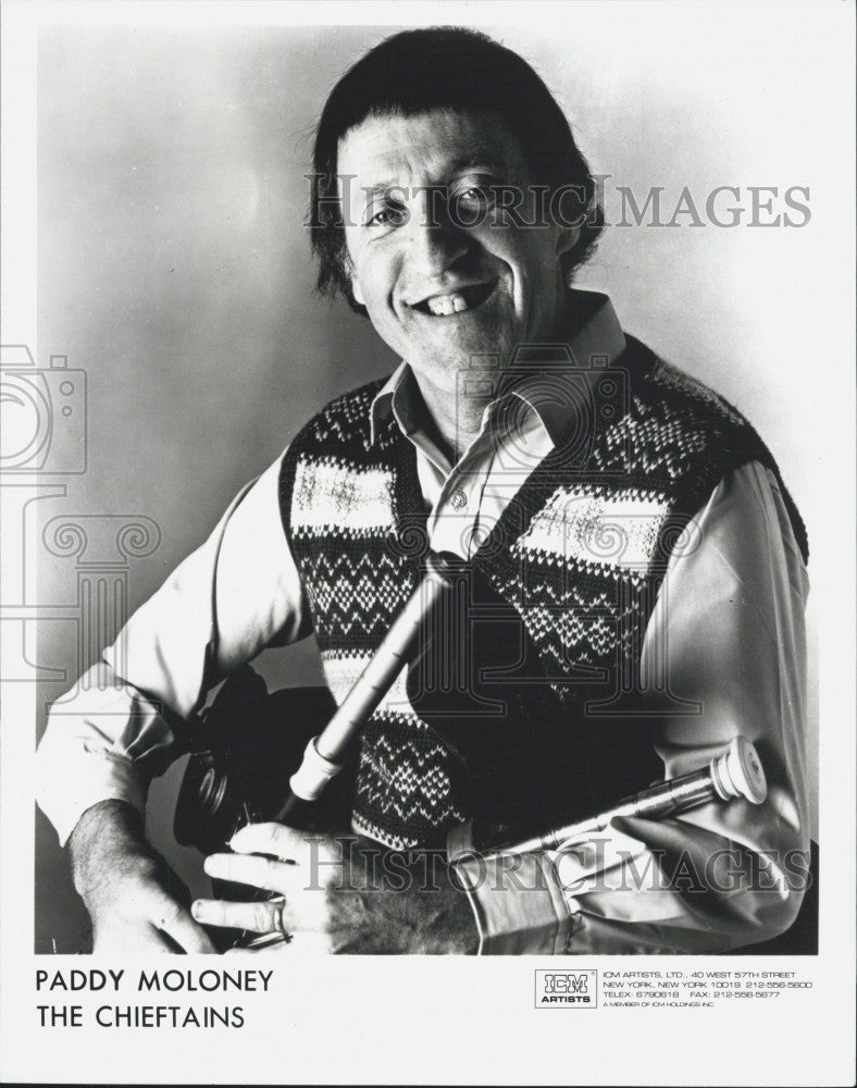 Press Photo Paddy Moloney of The Chieftains - Historic Images