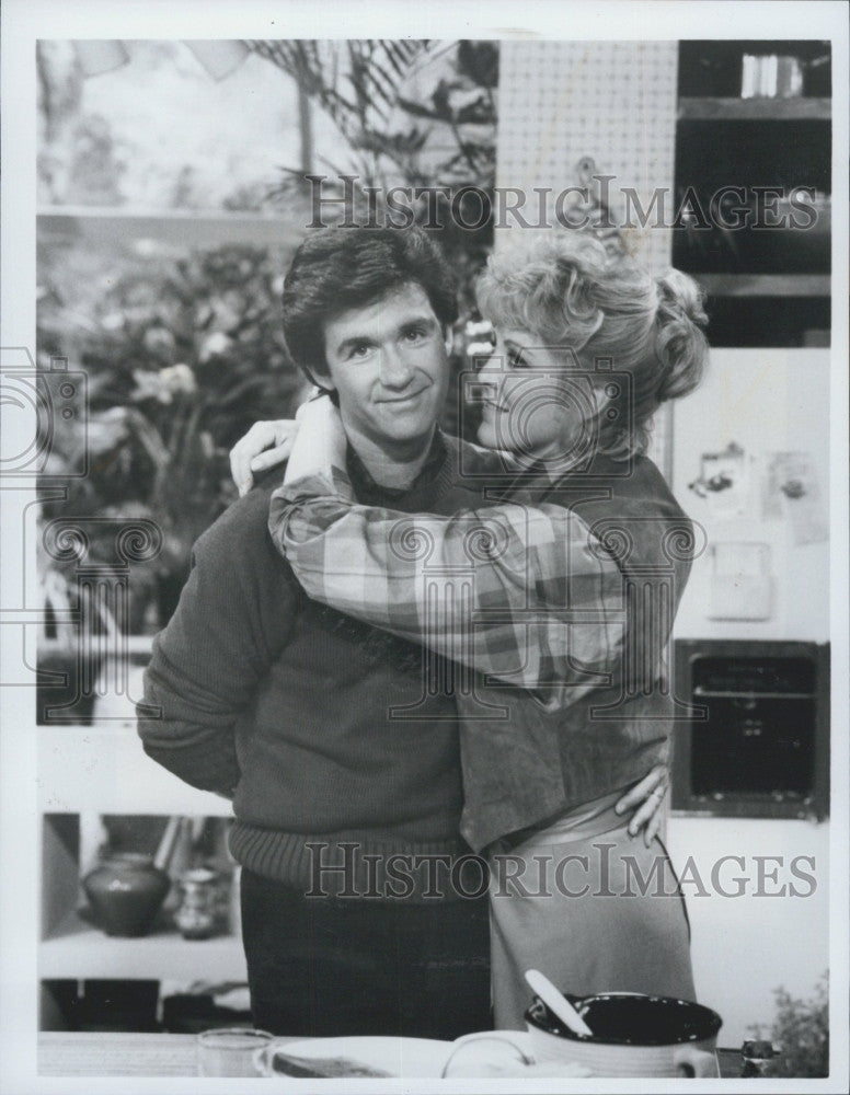 Press Photo Alan Thicke, Joanna Kerns &quot;Growing Pains&quot; - Historic Images