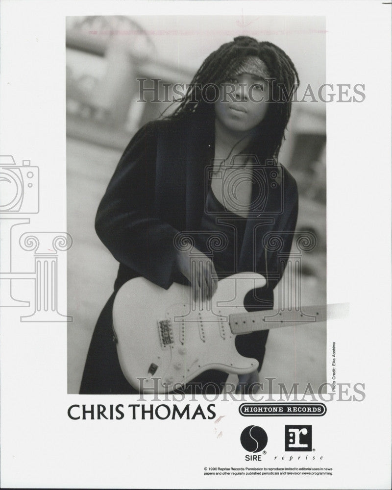 1990 Press Photo Chris Thomas,American Blues musician and actor from New Orleans - Historic Images