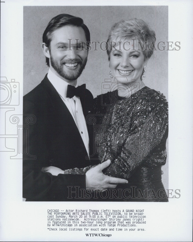 1992 Press Photo Richard Thomas in &quot;The Preforming Arts Salute to Public TV&quot; - Historic Images