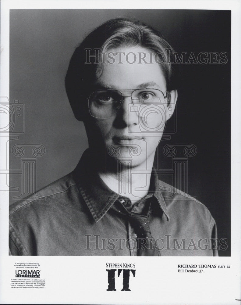 1990 Press Photo Richard Thomas in &quot;It&quot; - Historic Images