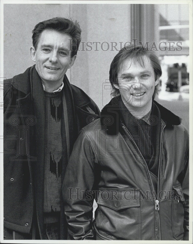 Press Photo Director Mark Lamos and Actor Richard Thomas - Historic Images