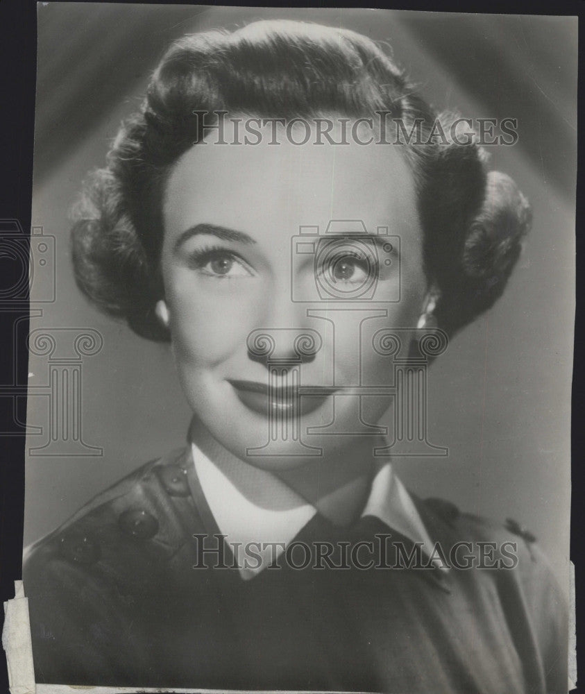 1961 Press Photo American Actress Phyllis Thaxter. - Historic Images