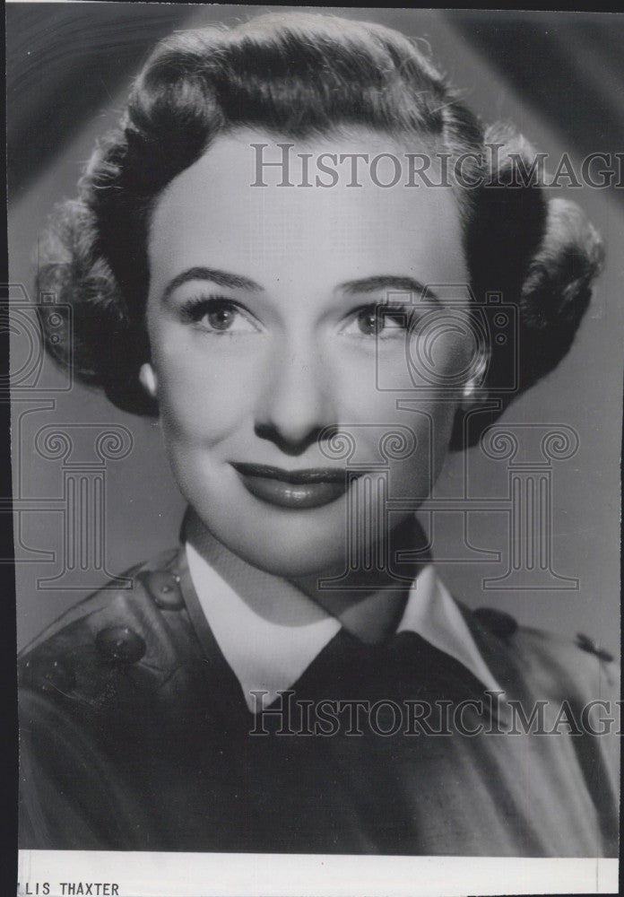 1956 Press Photo Phyllis Thaxter stars in &quot;Mr.Cinderella&quot;. - Historic Images