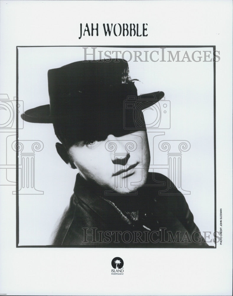 Press Photo Musician Jah Wobble - Historic Images