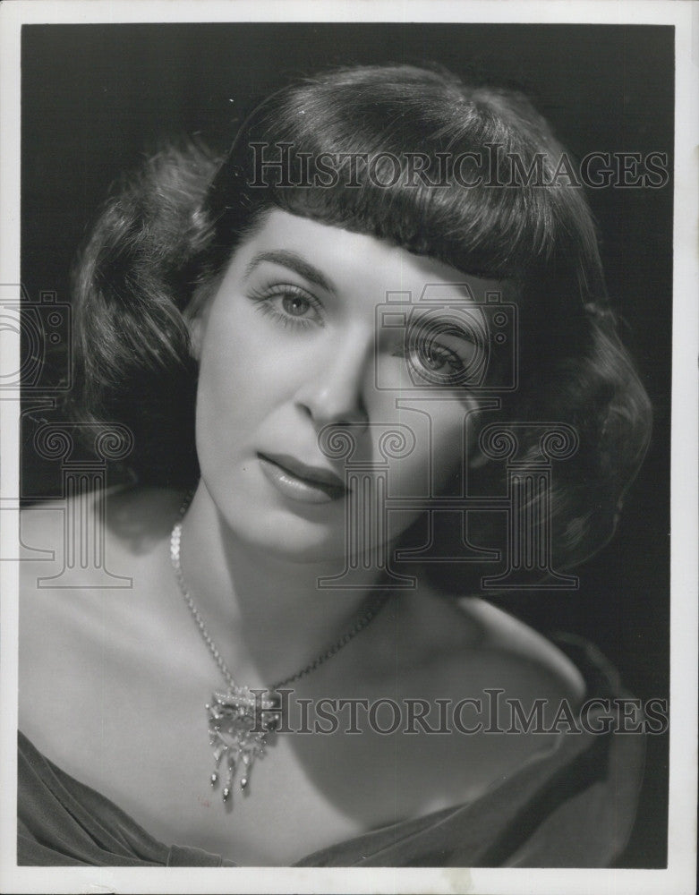 1948 Press Photo Actress Miriam Wolfe Featured In CBS&#39; &quot;Let&#39;s Pretend&quot; - Historic Images