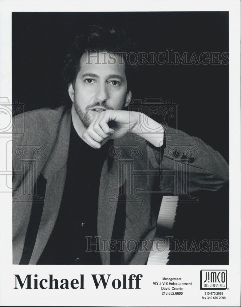 2000 Press Photo Musician And Composer Michael Wolff - Historic Images