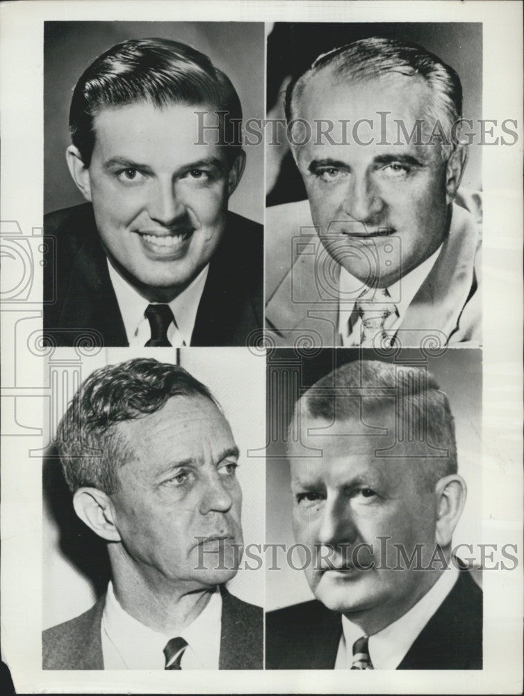 1956 Press Photo Candidates for 1956  U.S. Senate Seats. Frank Church. - Historic Images