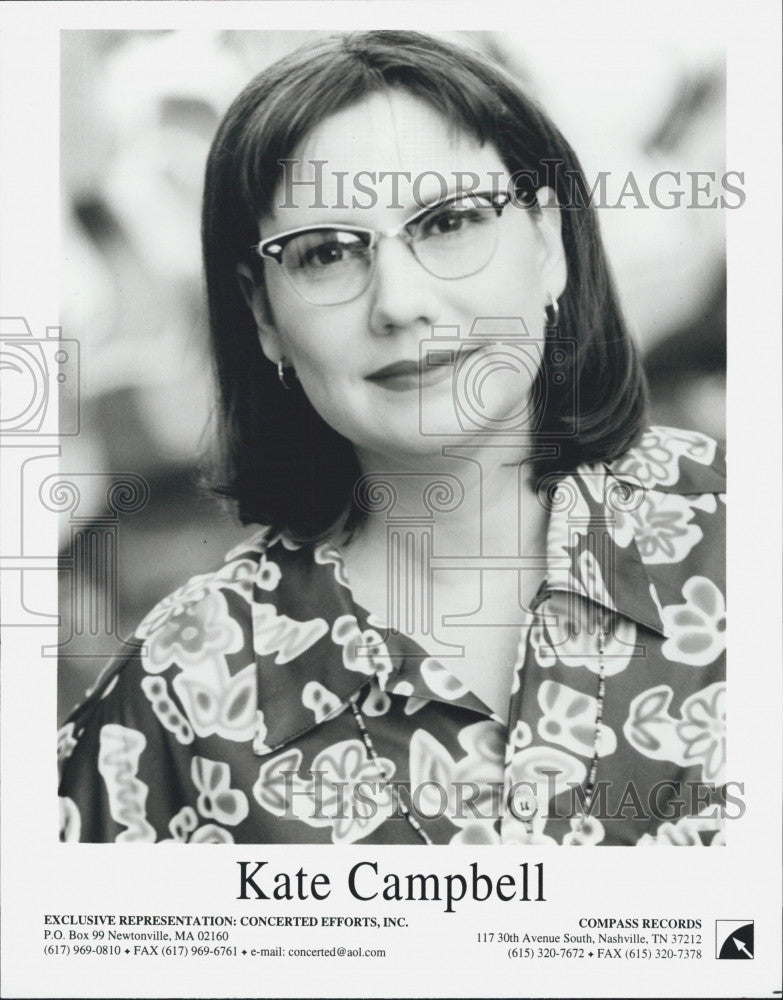 1997 Press Photo Kate Campbell American folk singer/songwriter. - Historic Images