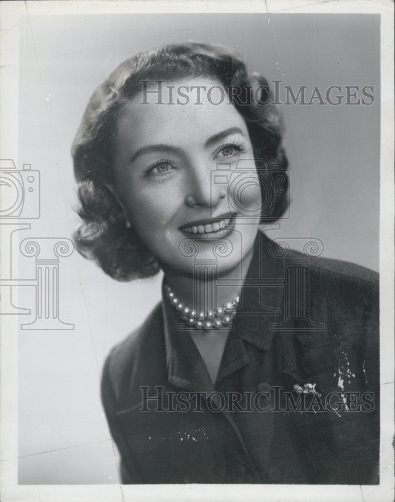 1955 Press Photo Actress Flora Campbell Star &quot;Love Is A Many Splendored Thing&quot; - Historic Images