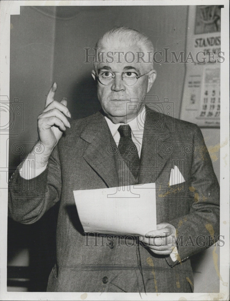 1954 Press Photo Attorney, Herbert Callahan - Historic Images