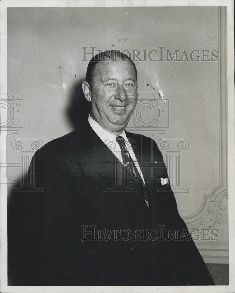 1951 Press Photo Benjamin J. Finn, President E.B. Horn Jewelry Company - Historic Images