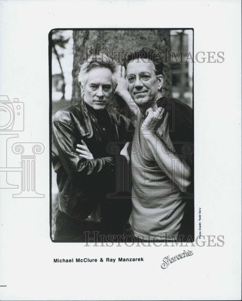 1993 Press Photo Michael McClure &amp; Ray Manzarek - Historic Images