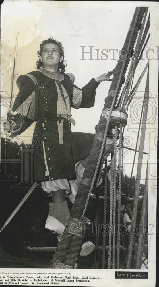 1944 Press Photo Arturo de Cordova in &quot;Frenchman&#39;s Creek - Historic Images