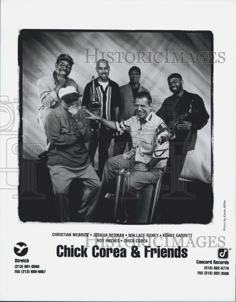 Press Photo Musicians Chick Corea &amp; Friends, Christian McBride, Joshua Redman - Historic Images