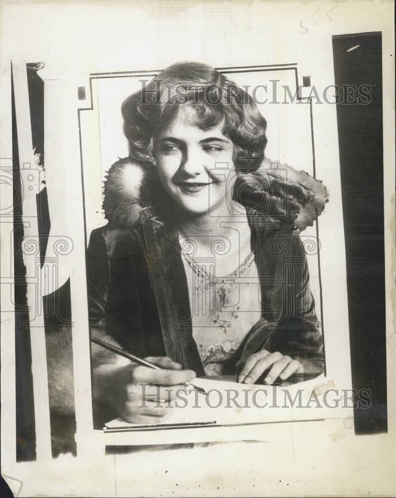 1937 Press Photo  Actress Virginia Lee Corbin - Historic Images