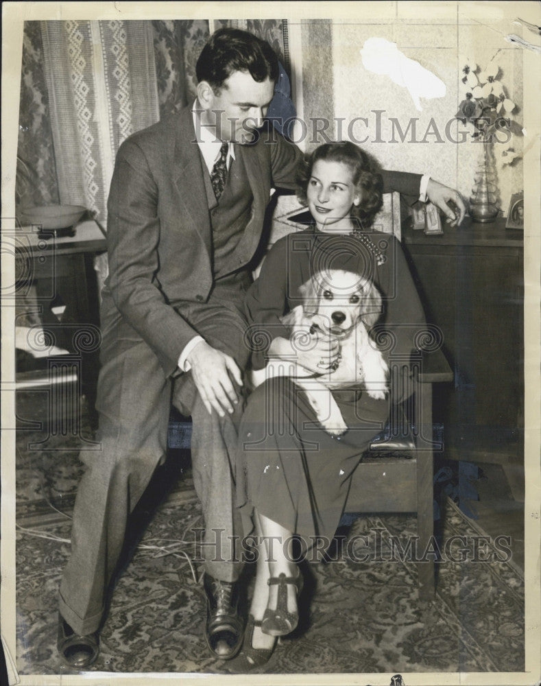 1948 Press Photo Mr &amp; Mrs Joseph Corish of Somerville Mass - Historic Images