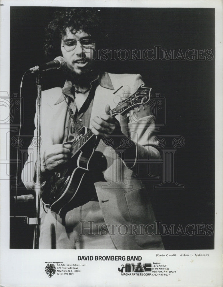 Press Photo Musician David Bromberg Band with MAC - Historic Images