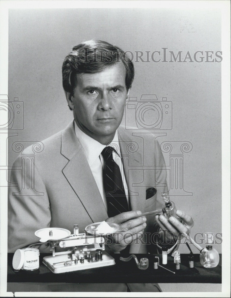 1986 Press Photo NBC TV Tom Brokaw - Historic Images