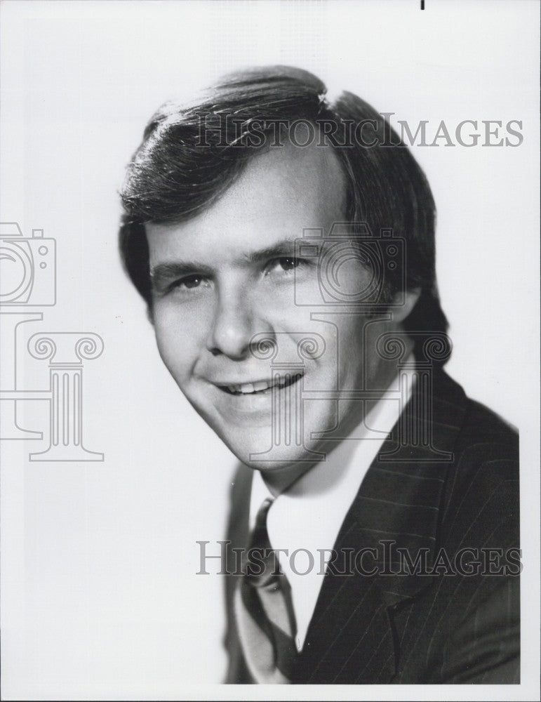 1976 Press Photo Tom Brokaw TV Anchorman Newscaster - Historic Images