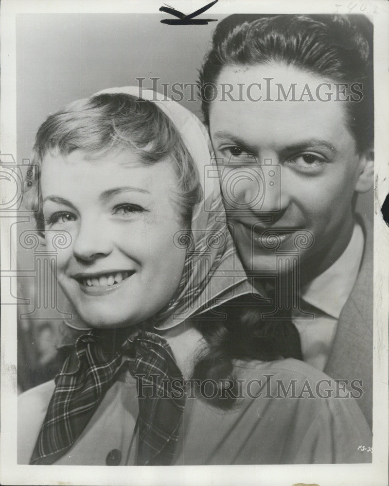 1956 Press Photo Etchika Choureau, Claude Nicot &quot;Fruits of Summer&quot; - Historic Images