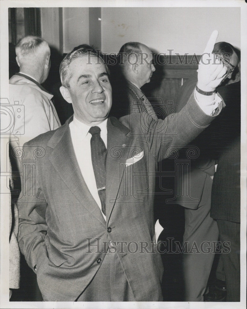 1957 Press Photo US Governor Isadore Brownfield - Historic Images