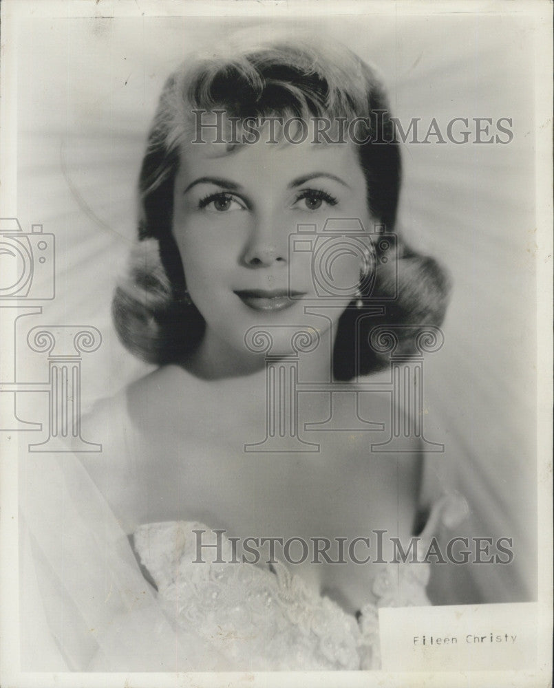 1960 Press Photo Eileen Christy in &quot;The Student Prince&quot; - Historic Images