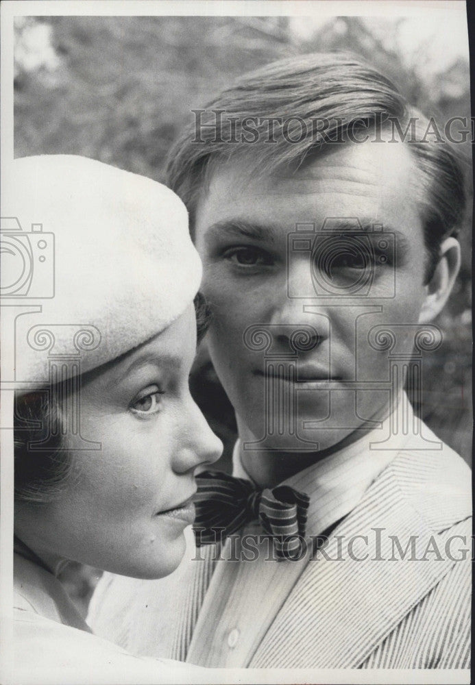 1978 Press Photo Richard Thomas&amp; Deidre Lenihan  in &quot;The Waltons &quot; - Historic Images