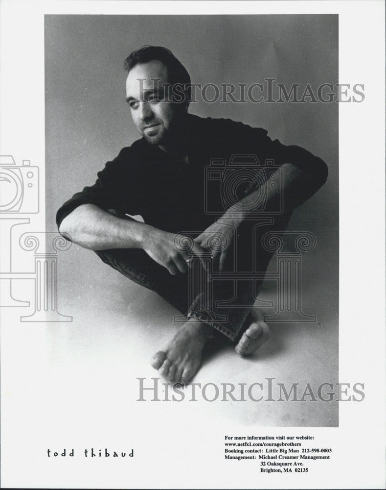 Press Photo Singer, Songwriter Todd Thibaud - Historic Images