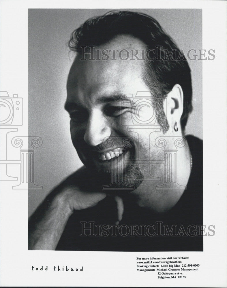 Press Photo Singer, Songwriter Todd Thibaud - Historic Images