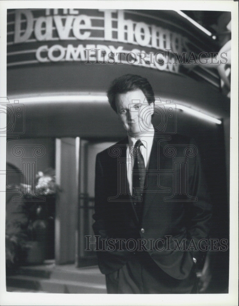 Press Photo Comedian Dave Thomas - Historic Images