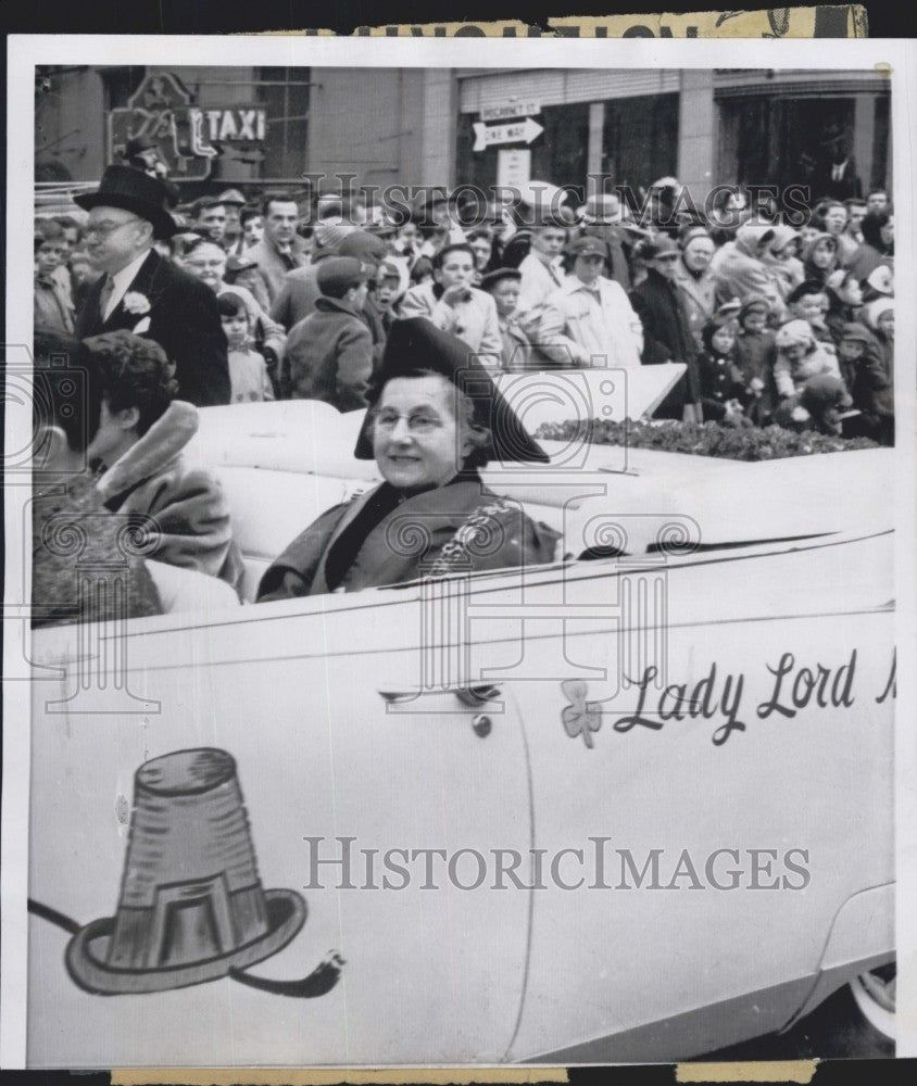 1959 Press Photo Mayoress Catherine Byrne of Dublin  Ireland - Historic Images