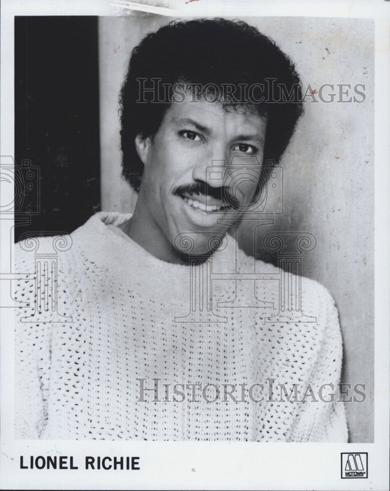 Press Photo Musician, Lionel Richie  on Motown label - Historic Images