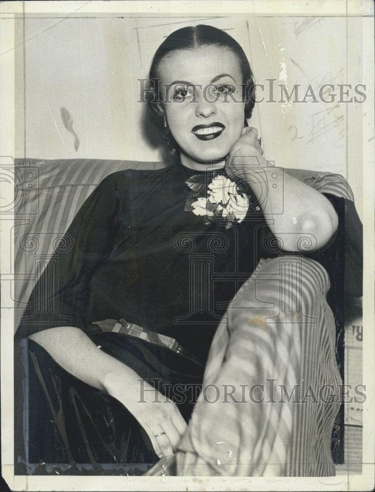 1937 Press Photo Countess of Covadonga - Historic Images