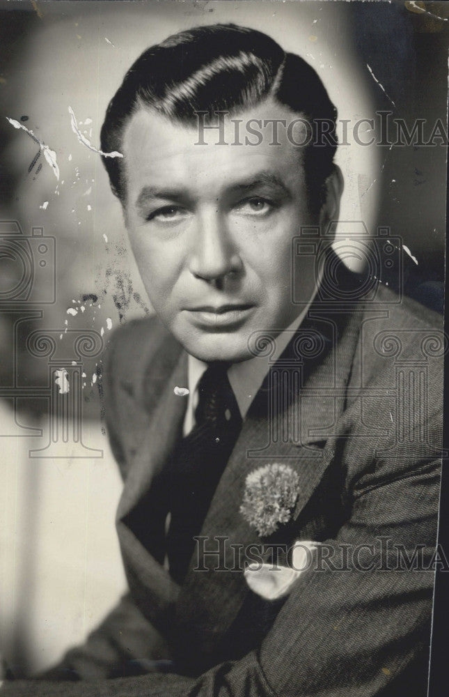 1947 Press Photo Actor Harry Richman - Historic Images